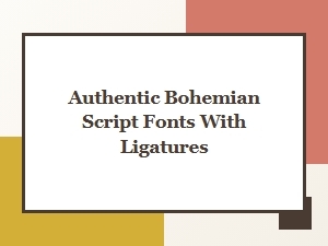Unlock Playful Charm with Bohemian Script Fonts